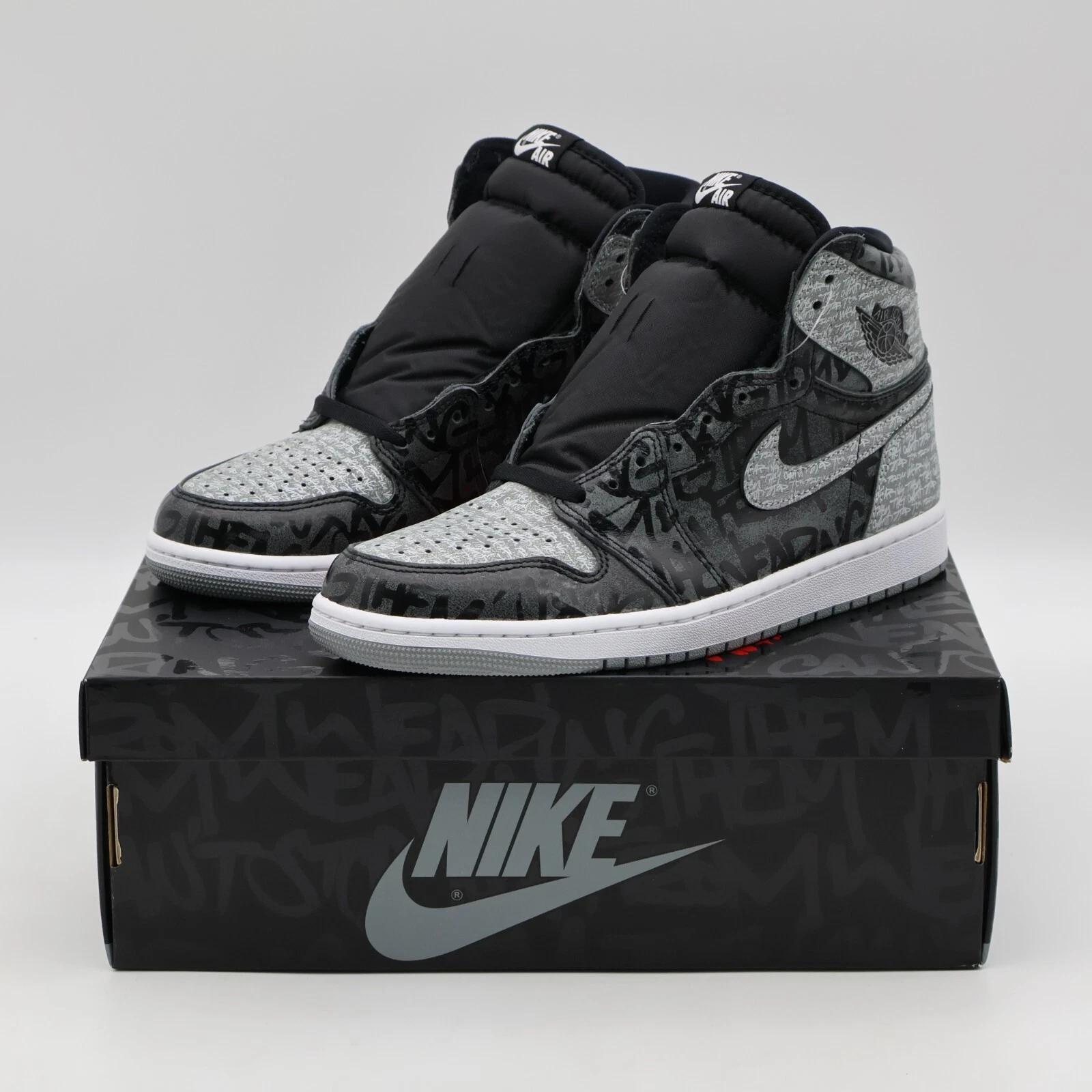 555088-036 Nike Jordan 1 High OG Rebellionaire Black White Particle Grey US 5
555088-036 Nike Jordan 1 High OG Rebellionaire Black White Particle Grey US 5