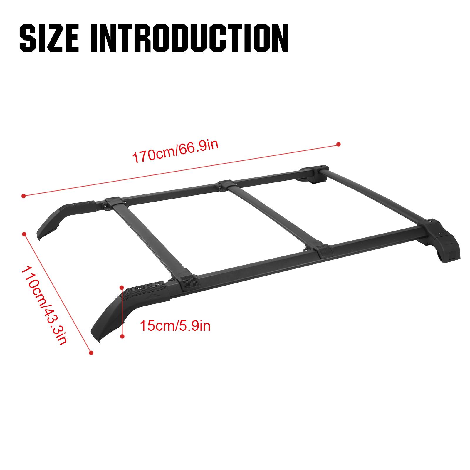For Ford BRONCO Hardtop Cross Bars Kit Aluminum Alloy Rooftop Cargo Rack Rust Proof Roof Expansion Platform Car Accrssories чёрный
For Ford BRONCO Hardtop Cross Bars Kit Aluminum Alloy Rooftop Cargo Rack Rust Proof Roof Expansion Platform Car Accrssories чёрный