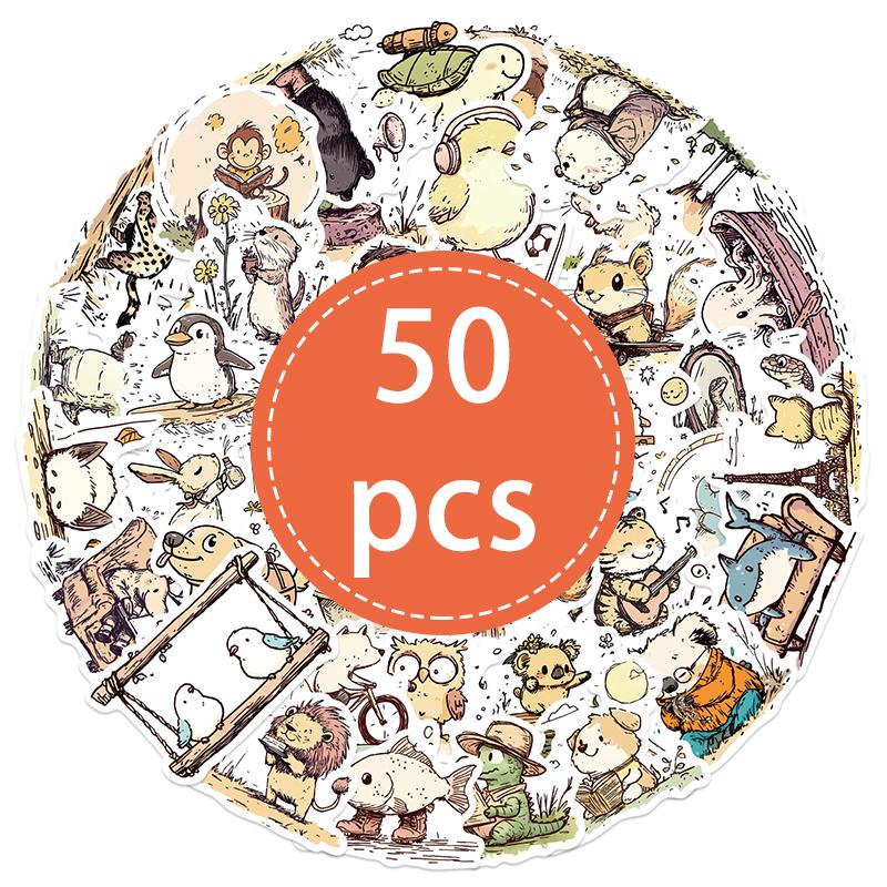 50PCS Cute Animal Stickers Zoo Animal Sticker Waterproof Vinyl Decals for Water Bottle Laptop Phonecase Skateboard Helmet
50PCS Cute Animal Stickers Zoo Animal Sticker Waterproof Vinyl Decals for Water Bottle Laptop Phonecase Skateboard Helmet