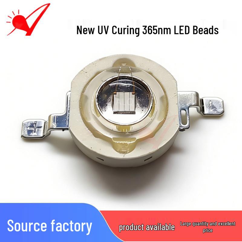 3W High-Power 365nm UV LED Lamp Beads for UV Curing
3W High-Power 365nm UV LED Lamp Beads for UV Curing