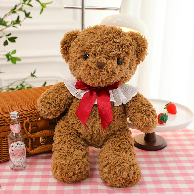 Cute Cartoon Teddy Bear Plush Toy with Scarf Bow Tie - Soft Chewy Doll for Children 35cm (0.14kg) темно-коричневого кольору
Cute Cartoon Teddy Bear Plush Toy with Scarf Bow Tie - Soft Chewy Doll for Children 35cm (0.14kg) темно-коричневого кольору