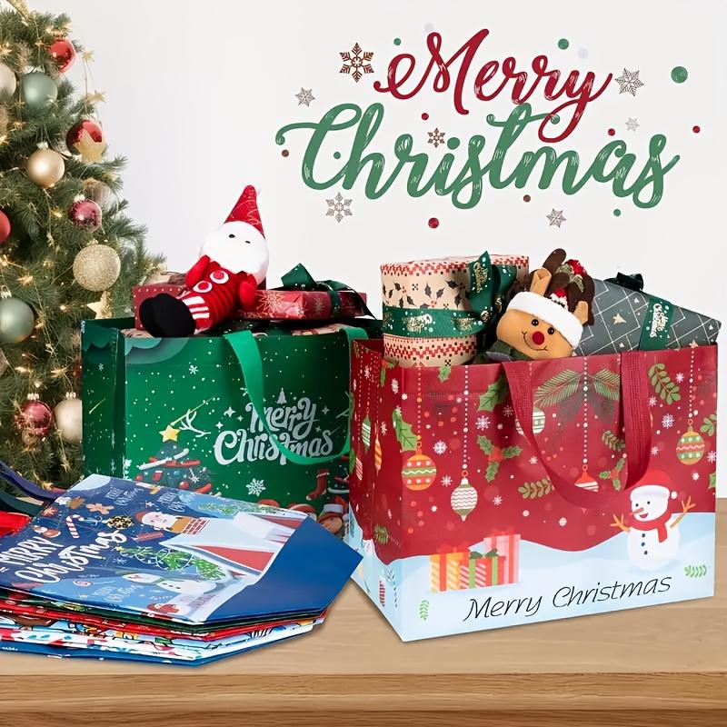 10 Pcs Large Christmas Gift Bags-reusable Non-woven Tote Bag Suitable for Holiday Shopping and Decoration, Durable and Foldable 10x30cm
10 Pcs Large Christmas Gift Bags-reusable Non-woven Tote Bag Suitable for Holiday Shopping and Decoration, Durable and Foldable 10x30cm