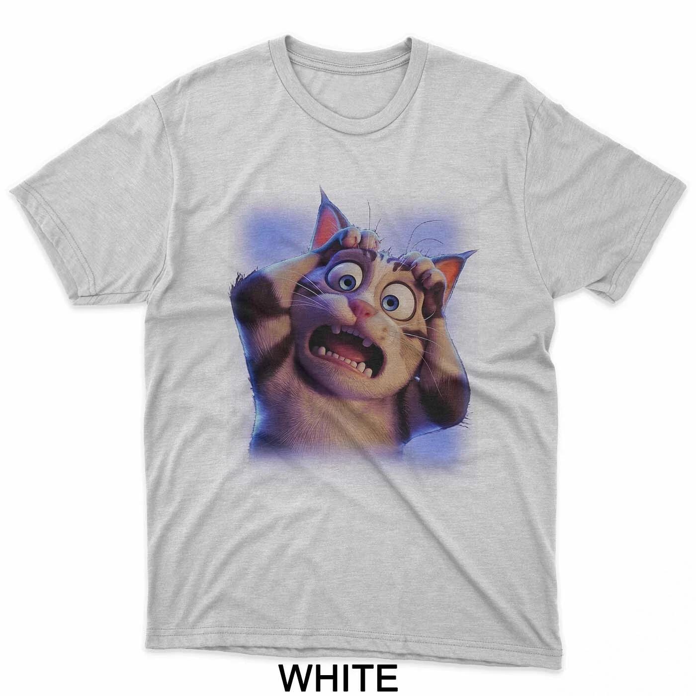 Scared Cat Cute Pet Animals Cats Lover Owner T-Shirt 3XL
Scared Cat Cute Pet Animals Cats Lover Owner T-Shirt 3XL