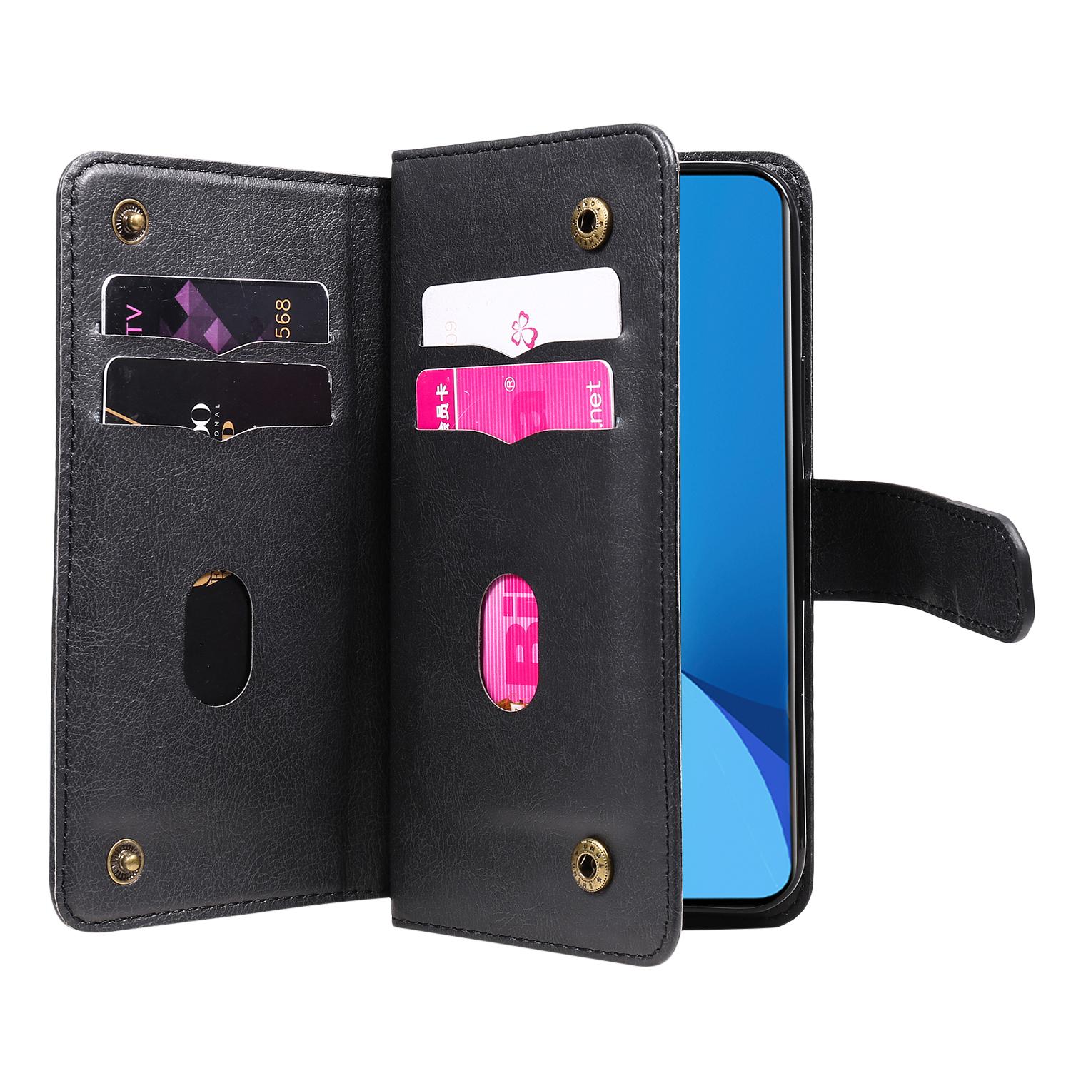 For Xiaomi 12 Lite 5G Leather Case with 10 Card Holder Phone Cover Stand Black 
For Xiaomi 12 Lite 5G Leather Case with 10 Card Holder Phone Cover Stand Black