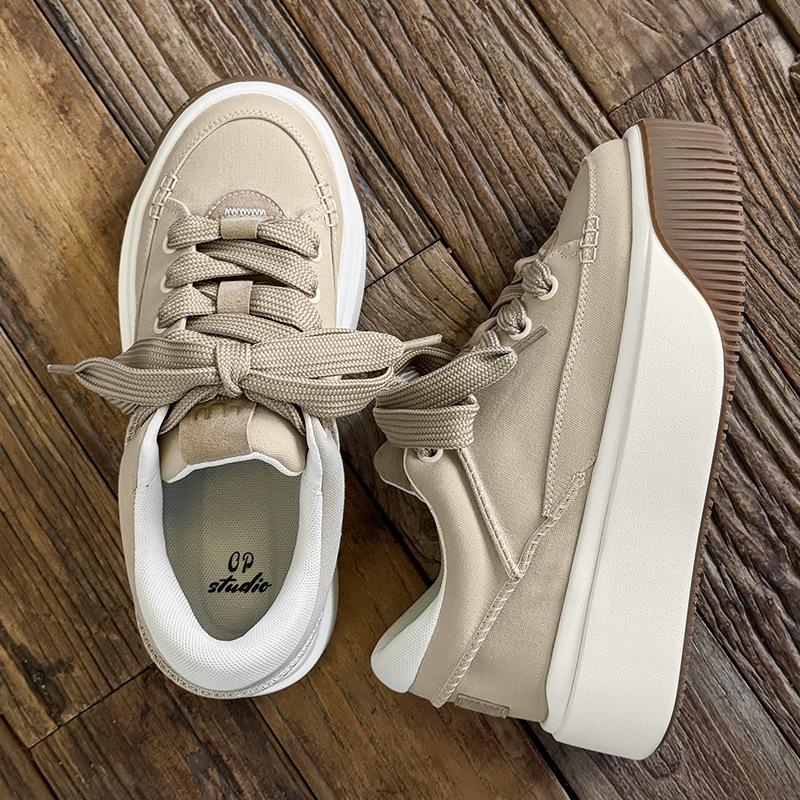 Spring new couple comfortable and lightweight thick-soled lace-up low-top Dutz casual cookie shoes solid color heightening shoes 44 абрикосовий
Spring new couple comfortable and lightweight thick-soled lace-up low-top Dutz casual cookie shoes solid color heightening shoes 44 абрикосовий