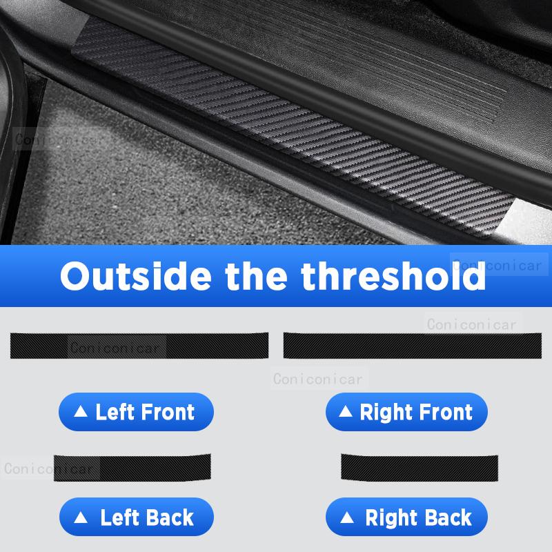 For HAVAL H6 GT -2025 Auto Tailgate Guard Door Sill Pedal Carbon Fibre Texture Accessories Leather PU Styling Car Sticker Outside 4pcs
For HAVAL H6 GT -2025 Auto Tailgate Guard Door Sill Pedal Carbon Fibre Texture Accessories Leather PU Styling Car Sticker Outside 4pcs