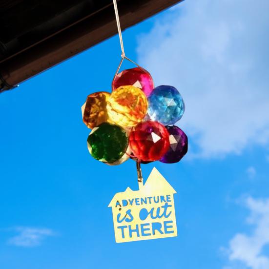 Yousheng Flying House Sun Catcher Handmade Copper & Crystal Prism Подвесное украшение Имитация хрустального камня Солнечный свет Преломляющий декор house
Yousheng Flying House Sun Catcher Handmade Copper & Crystal Prism Подвесное украшение Имитация хрустального камня Солнечный свет Преломляющий декор house