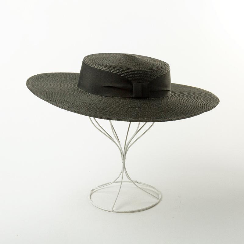 High-quality raw paper straw shallow flat top big brim straw hat outdoor travel sunscreen sunshade beach straw hat S 54-56cm чорний
High-quality raw paper straw shallow flat top big brim straw hat outdoor travel sunscreen sunshade beach straw hat S 54-56cm чорний
