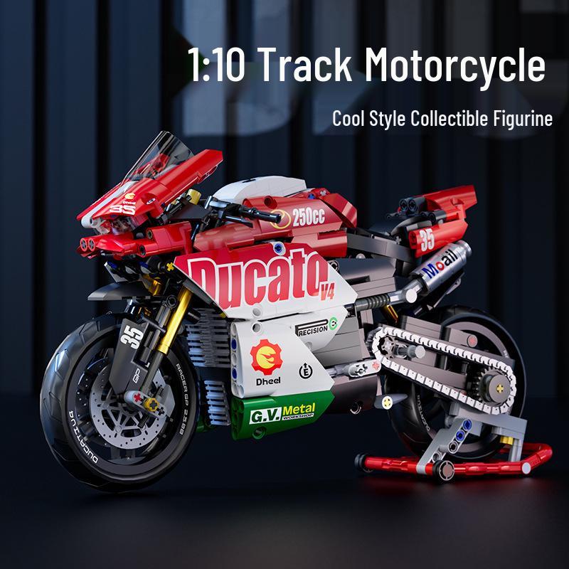 Compatible Ducati Motorcycle Model Assembly Toy for Ages 1-10 - Educational Gift for Boys
Compatible Ducati Motorcycle Model Assembly Toy for Ages 1-10 - Educational Gift for Boys