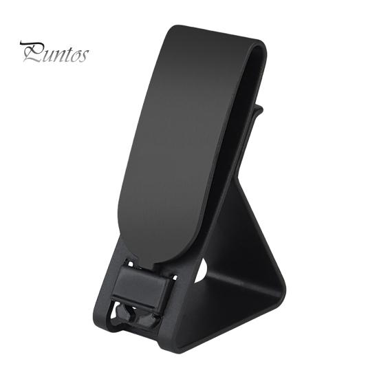 Крючок для гарнитуры Многоцелевой быстросъемный портативный ремень для гарнитуры Подвесной крючок с пряжкой Настольный держатель телефона для улицы чёрный