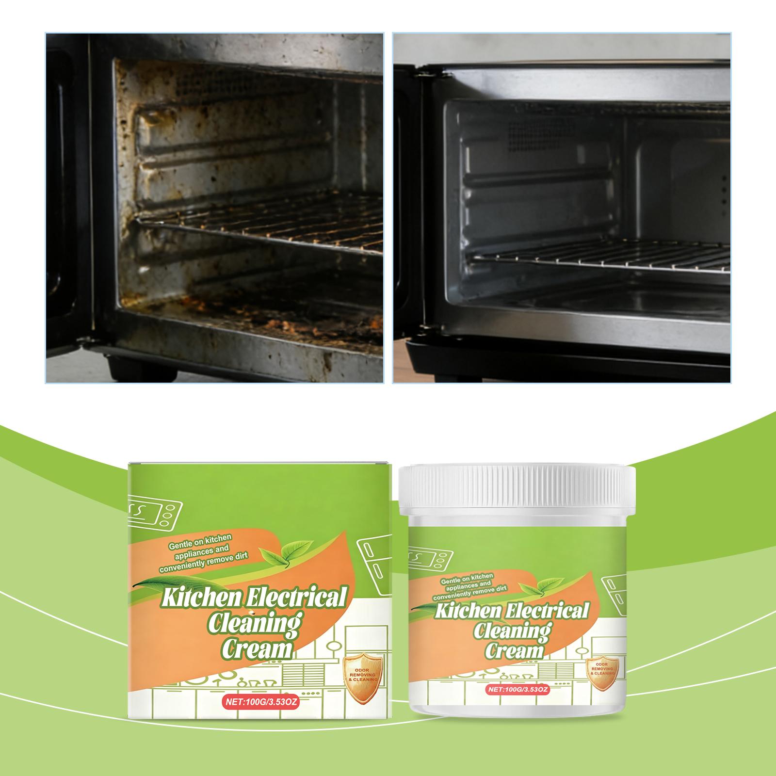 Kitchen Electrical Cleaning Cream 100g Effective Grease and Stain Remover Suitable for Appliances and Surfaces Safe Non-Corrosive Formula ONE SIZE білий
Kitchen Electrical Cleaning Cream 100g Effective Grease and Stain Remover Suitable for Appliances and Surfaces Safe Non-Corrosive Formula ONE SIZE білий