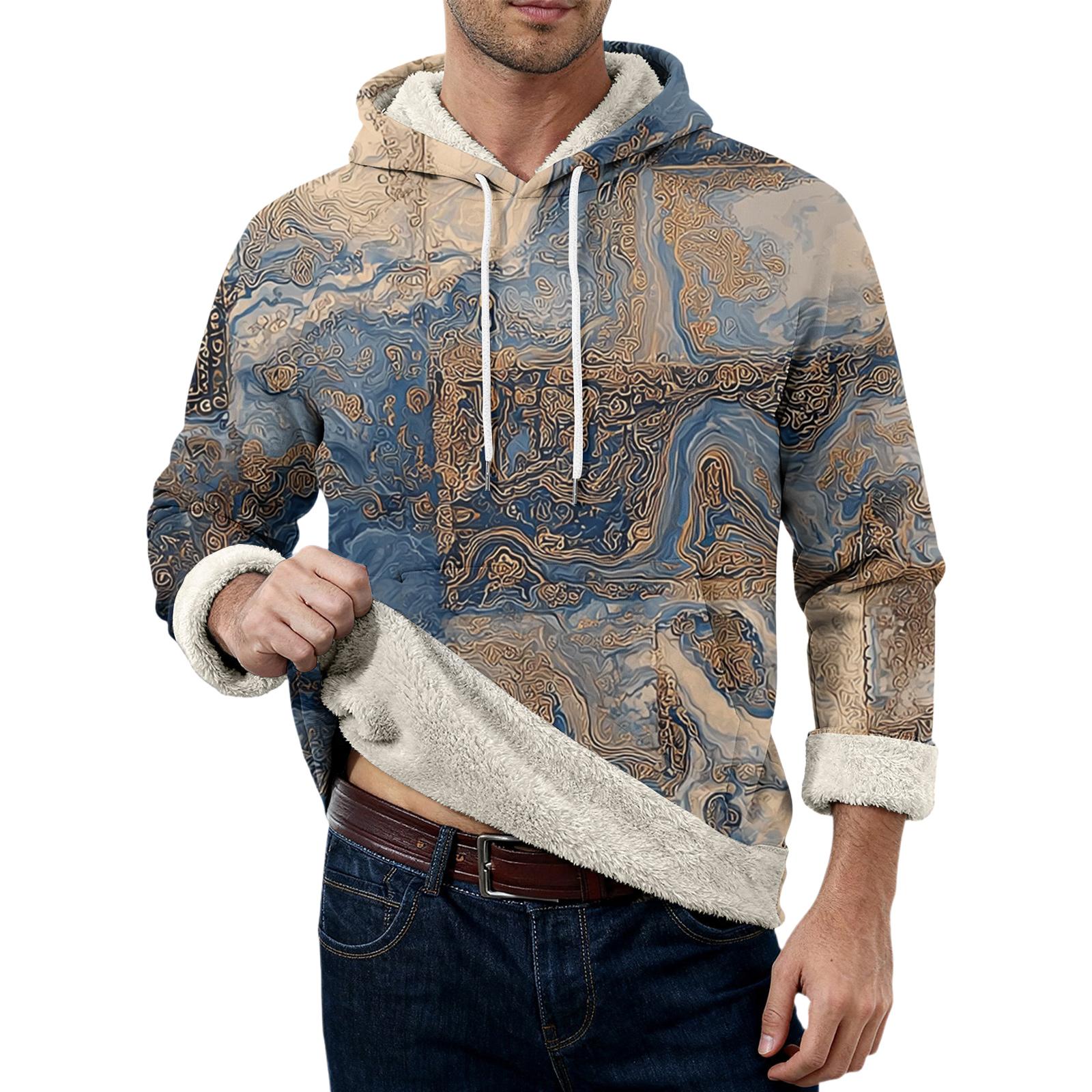 Men s Casual Long-Sleeve Fleece Hoodie With Pockets XL
Men s Casual Long-Sleeve Fleece Hoodie With Pockets XL