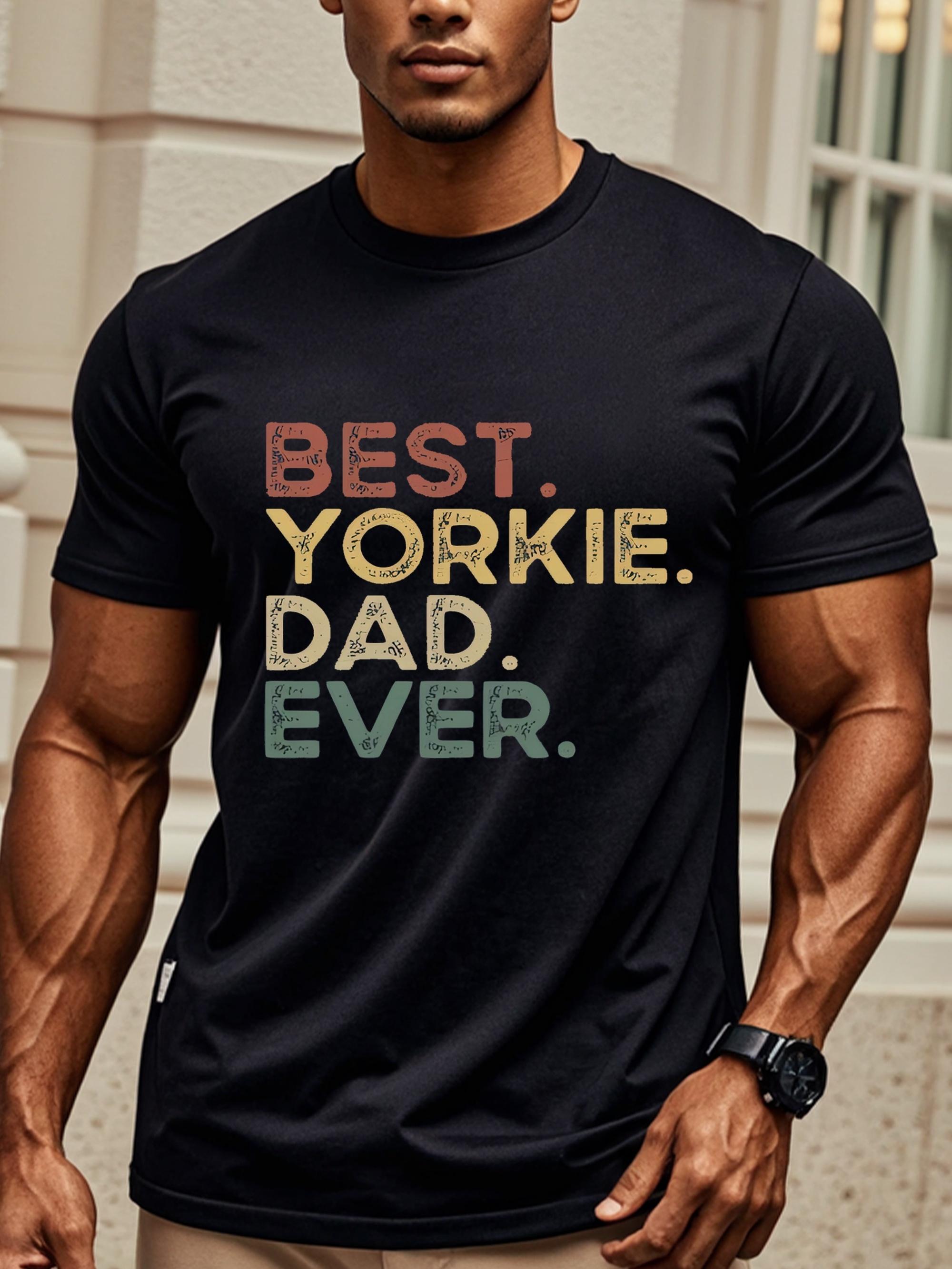Best Yorkshire Dad Ever Black T-shirt - 100% Cotton Soft Breathable Regular Fit Short Sleeve Tee with Colorful Distressed Letter Print M
Best Yorkshire Dad Ever Black T-shirt - 100% Cotton Soft Breathable Regular Fit Short Sleeve Tee with Colorful Distressed Letter Print M