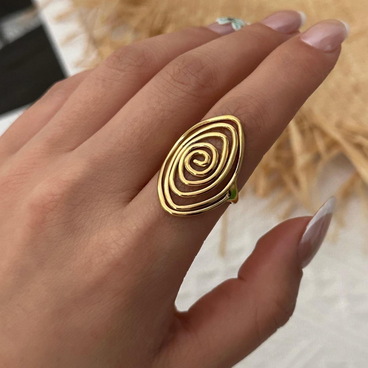 Exaggerated Hollow Spiral Stripe Wide Finger Rings For Women Men Vintage Stainless Steel Geometric Oval Ring Punk Party Jewelry
Exaggerated Hollow Spiral Stripe Wide Finger Rings For Women Men Vintage Stainless Steel Geometric Oval Ring Punk Party Jewelry