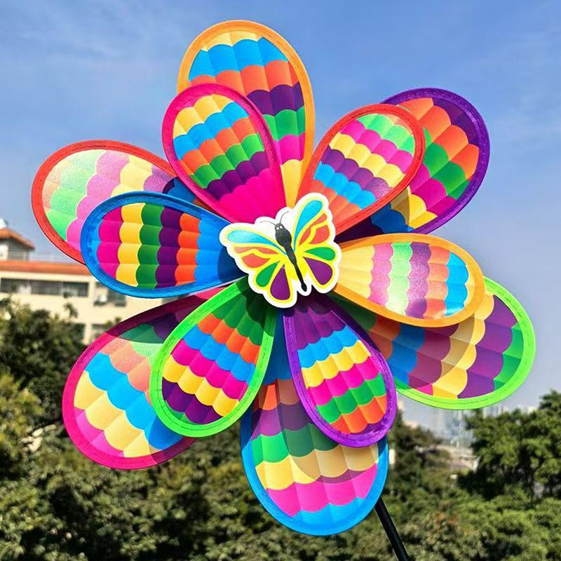 1Pcs Outdoor Double Layer Colored Windmill Children S Toy Colourful Wind Spinner Home Garden Decor Park Scenic Area Ornament
1Pcs Outdoor Double Layer Colored Windmill Children S Toy Colourful Wind Spinner Home Garden Decor Park Scenic Area Ornament