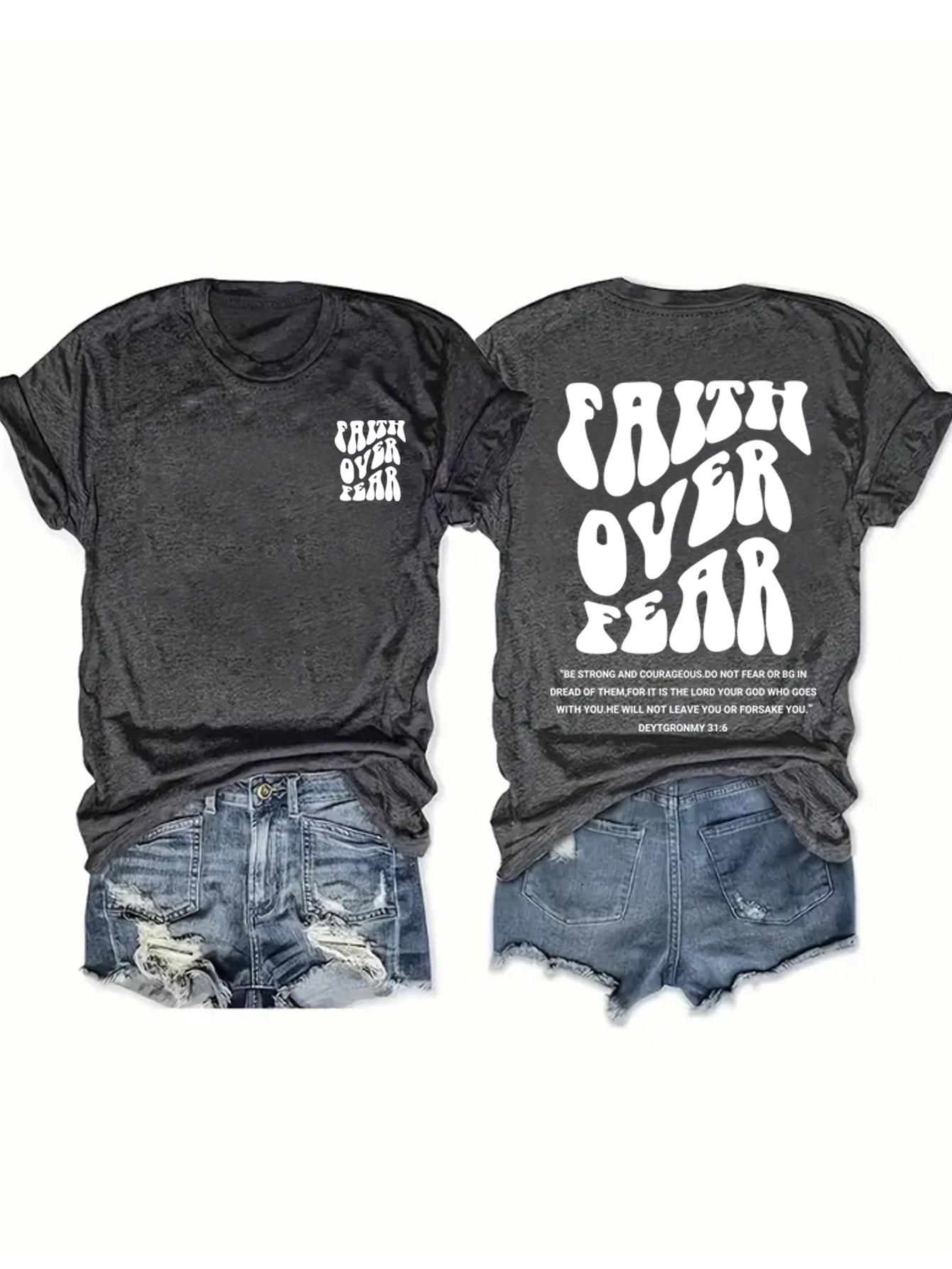 Европейская и американская летняя женская футболка FAITH с круглым вырезом и коротким рукавом S
Европейская и американская летняя женская футболка FAITH с круглым вырезом и коротким рукавом S