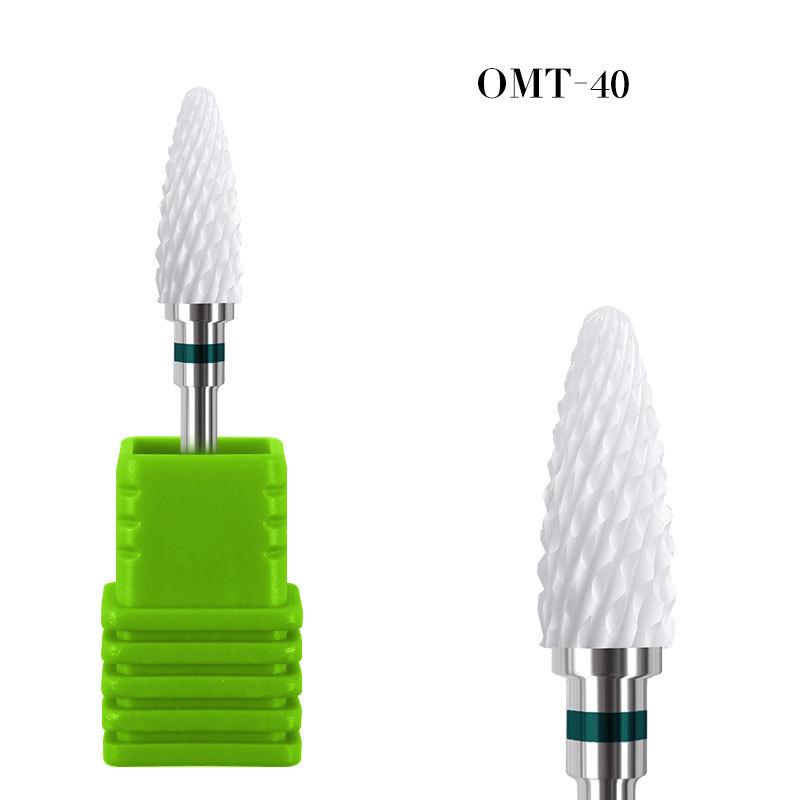 Электрическая фреза для ногтей, керамическая фреза из карбида вольфрама, полировальная шлифовальная головка для маникюрных фрез, инструменты для дизайна ногтей OMT-40
Электрическая фреза для ногтей, керамическая фреза из карбида вольфрама, полировальная шлифовальная головка для маникюрных фрез, инструменты для дизайна ногтей OMT-40
