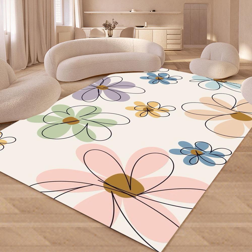 Hand-drawn Sketch Flower Area Rug Nordic Ins Style Lines Flowers Home Decor Carpet Soft Non-slip Mat for Living Room Bedroom 40X60cm
Hand-drawn Sketch Flower Area Rug Nordic Ins Style Lines Flowers Home Decor Carpet Soft Non-slip Mat for Living Room Bedroom 40X60cm