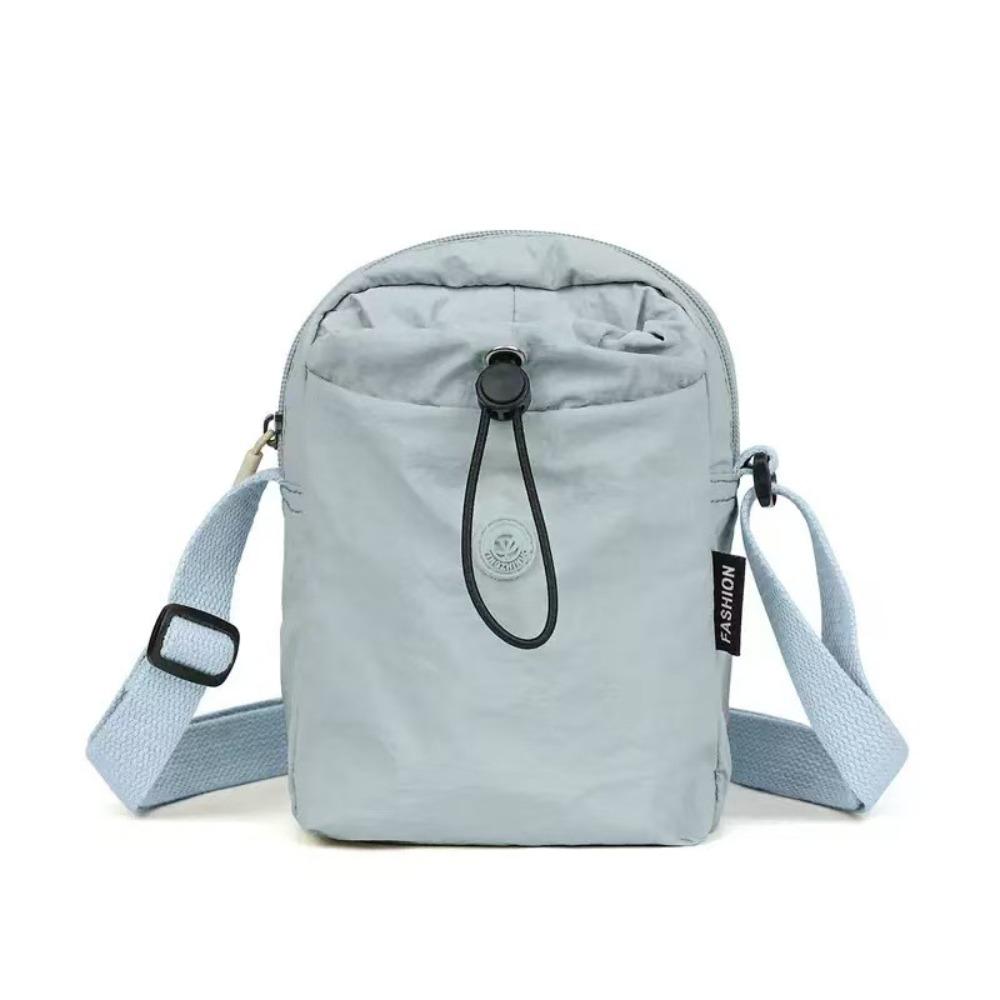 Compact Polyester Crossbody Phone Bag Solid Color Casual Drawstring Small Bag Single Shoulder Bag Unisex синий
Compact Polyester Crossbody Phone Bag Solid Color Casual Drawstring Small Bag Single Shoulder Bag Unisex синий