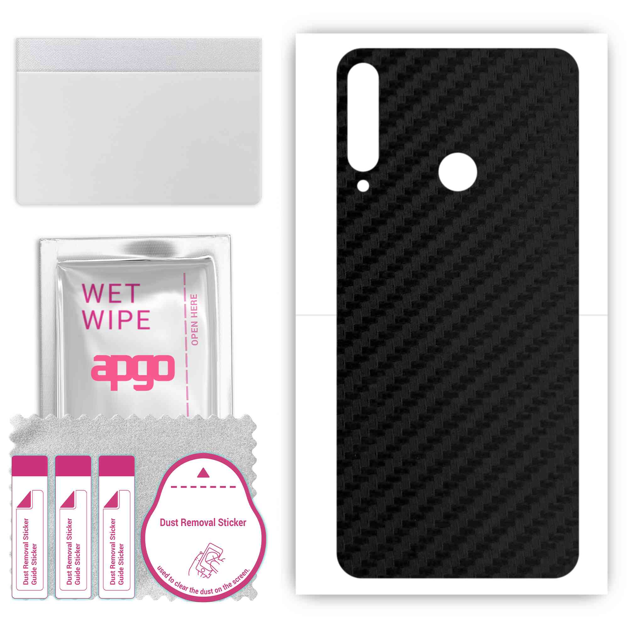 apgo Protective Skin Sticker for the back compatible with Honor 9C, Wrap Film, Foil, Vinyl - Pattern Carbon Black
apgo Protective Skin Sticker for the back compatible with Honor 9C, Wrap Film, Foil, Vinyl - Pattern Carbon Black