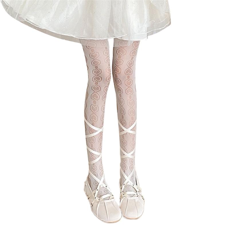 Women Elegant Hollowed Fishnet Lace Pantyhose Stockings Japanese Style Cute Heart Diamond Jacquard Mesh Tights Leggings бежевий
Women Elegant Hollowed Fishnet Lace Pantyhose Stockings Japanese Style Cute Heart Diamond Jacquard Mesh Tights Leggings бежевий