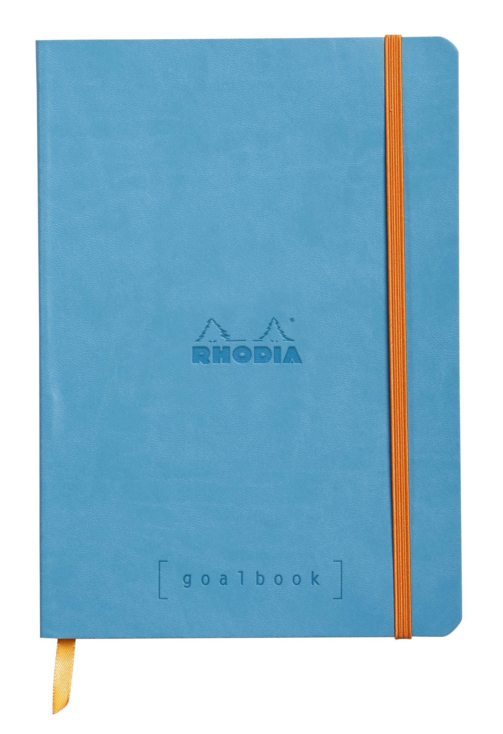 Rhodia Note Rhodiarama Goal Book A5 Dot Grid 240 Pages with Pen Holder Made in Italy Synthetic Leather Cover Ivory Paper PEFC Certified Turquoise
Rhodia Note Rhodiarama Goal Book A5 Dot Grid 240 Pages with Pen Holder Made in Italy Synthetic Leather Cover Ivory Paper PEFC Certified Turquoise