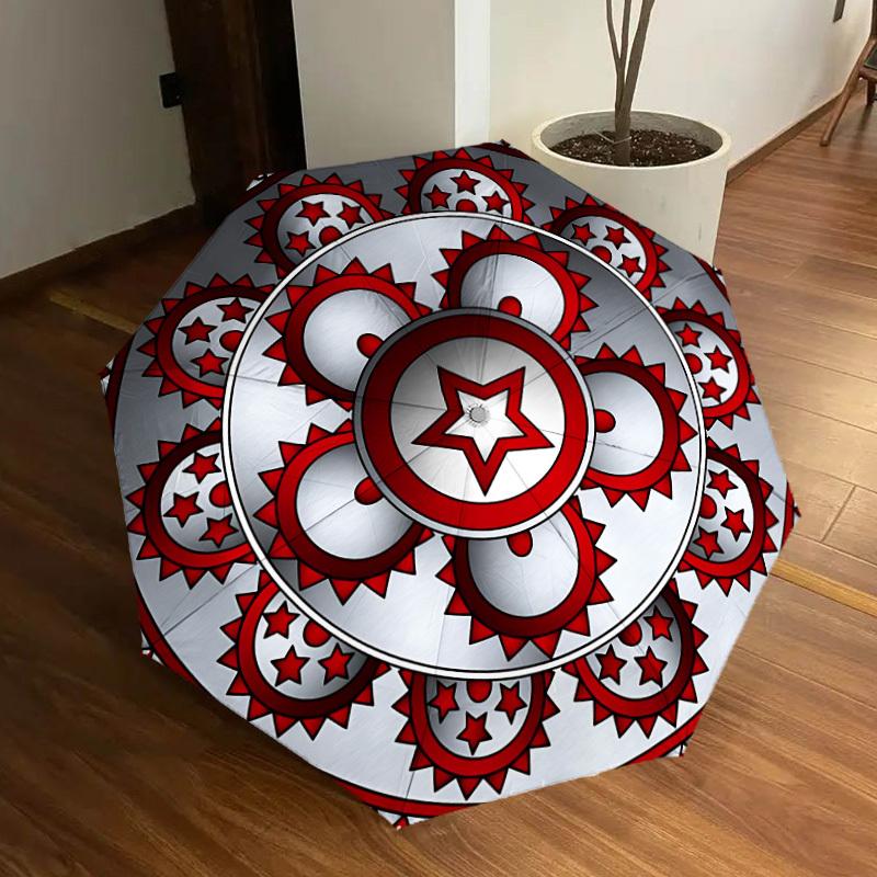 1pc Star Mandala Pattern Automatic Open/Close Umbrella, Folding Compact Umbrella with Lightweight Design for Women/Men yy251011077
1pc Star Mandala Pattern Automatic Open/Close Umbrella, Folding Compact Umbrella with Lightweight Design for Women/Men yy251011077
