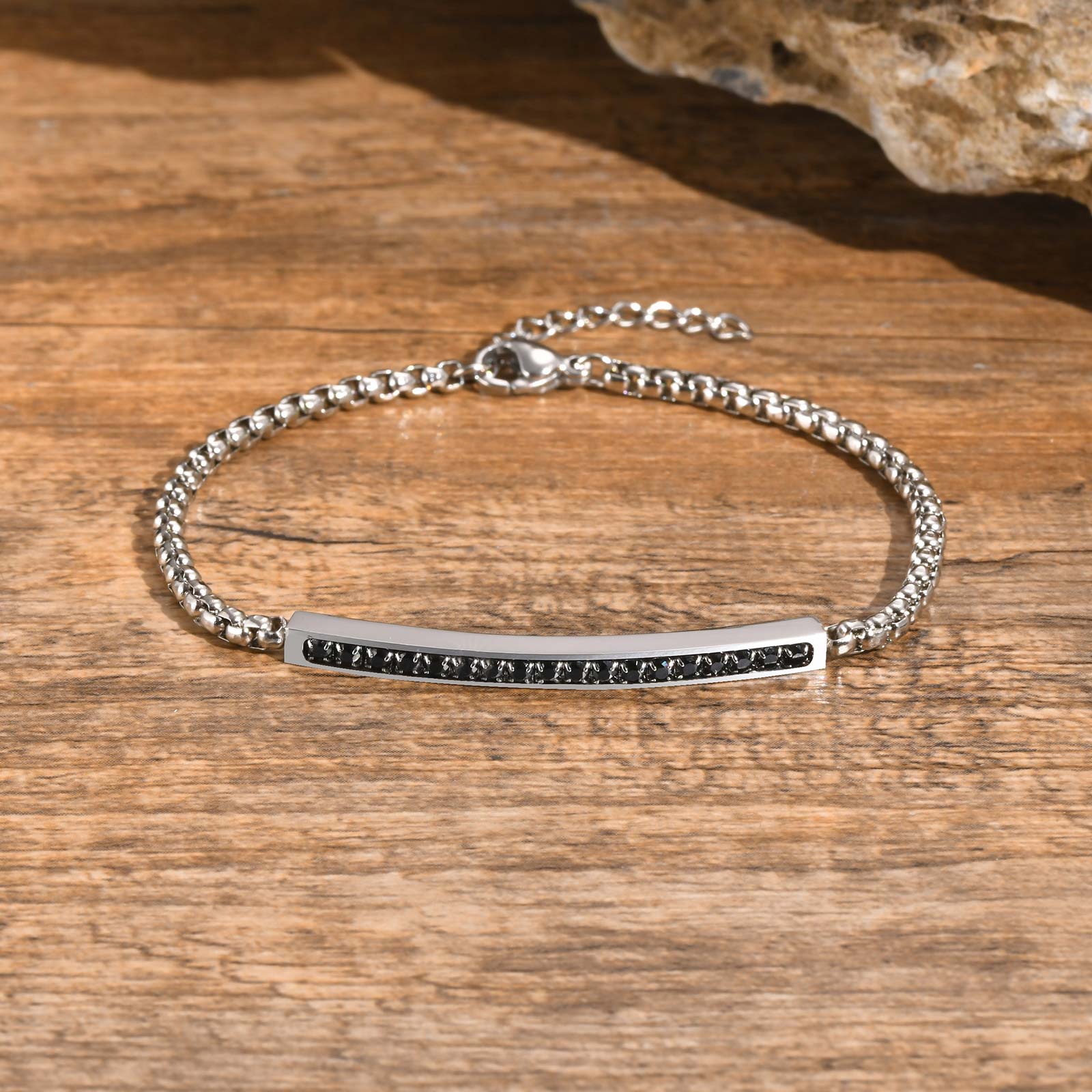 Luxurious Zircon Bracelets for Women Men, Romantic Couple Square Bead Chain Bracelet,Fashion Valentine s Day Gifts
Luxurious Zircon Bracelets for Women Men, Romantic Couple Square Bead Chain Bracelet,Fashion Valentine s Day Gifts