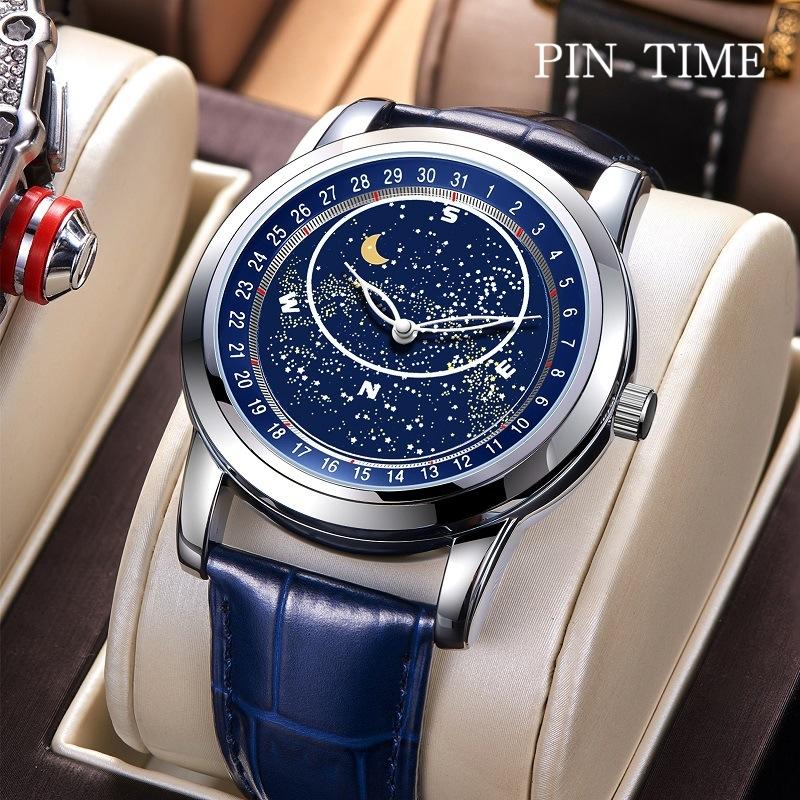 PINTIME Новые All Over The Sky Watch Мужские кварцевые часы Календарь Светящиеся модные повседневные часы Водонепроницаемые часы
PINTIME Новые All Over The Sky Watch Мужские кварцевые часы Календарь Светящиеся модные повседневные часы Водонепроницаемые часы