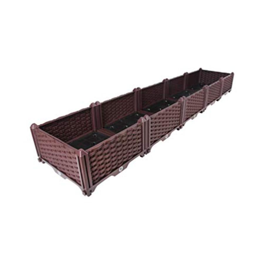 Rectangular Raised Garden Bed Kit Indoor Outdoor Plastic Planter Grow Box for Fresh Vegetables Herbs Flowers Succulents Brown 7 United States
Rectangular Raised Garden Bed Kit Indoor Outdoor Plastic Planter Grow Box for Fresh Vegetables Herbs Flowers Succulents Brown 7 United States