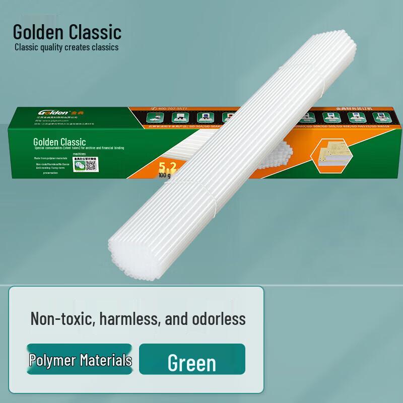 GOLDEN 5.2mm Binding Rivet Tubes, 100 Pcs/Box CN plug (adapter included)
GOLDEN 5.2mm Binding Rivet Tubes, 100 Pcs/Box CN plug (adapter included)