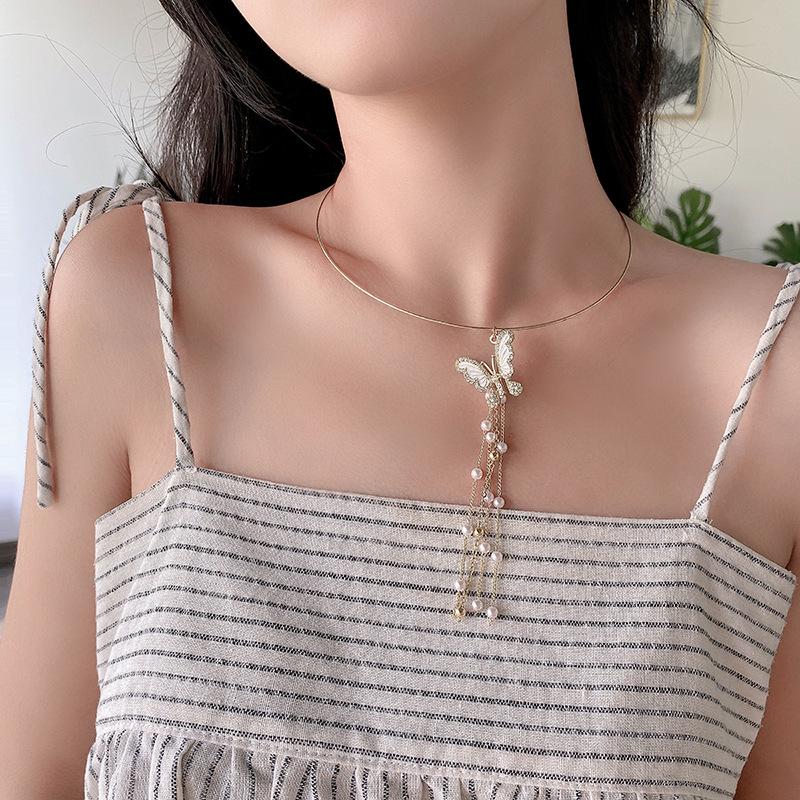 Super Fairy Butterfly Tassel Necklace - Chic Women s Choker with Unique Design, Inspired by Japanese and Korean Styles, Internet Celebrity Favorite
Super Fairy Butterfly Tassel Necklace - Chic Women s Choker with Unique Design, Inspired by Japanese and Korean Styles, Internet Celebrity Favorite