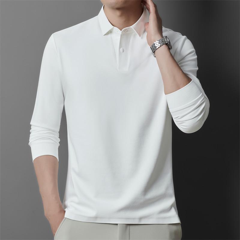 Men s Autumn Long-Sleeve Solid Polo Shirt: Versatile Business Casual Top for All Ages M
Men s Autumn Long-Sleeve Solid Polo Shirt: Versatile Business Casual Top for All Ages M