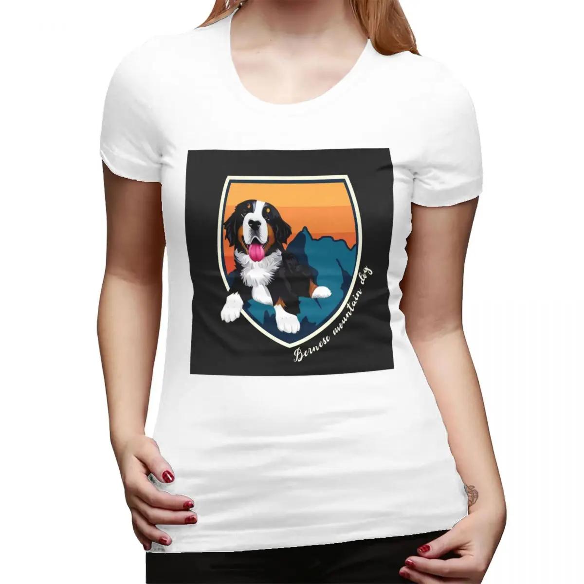 Bernese Mountain Dog TShirt for Women Round Neck Streetwear T Shirts Womens Tees Short Summer Clothes Tops S
Bernese Mountain Dog TShirt for Women Round Neck Streetwear T Shirts Womens Tees Short Summer Clothes Tops S