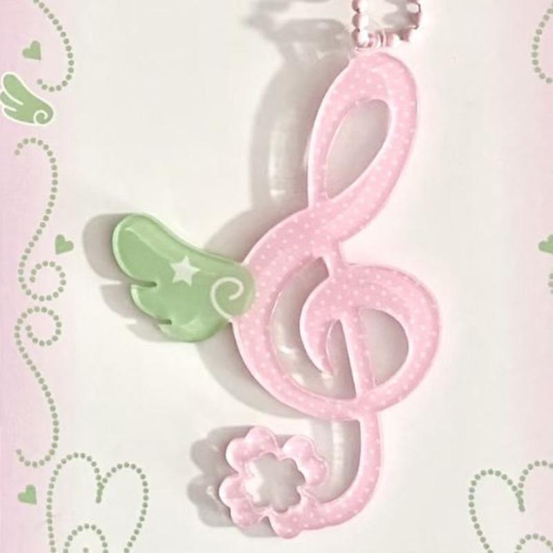 Cute Clover Music Note Keychain Wing Charm Lucky Key Ring Ins Style Cute Bag Pendant For Girls Women Car Key Accessory Gift A1
Cute Clover Music Note Keychain Wing Charm Lucky Key Ring Ins Style Cute Bag Pendant For Girls Women Car Key Accessory Gift A1