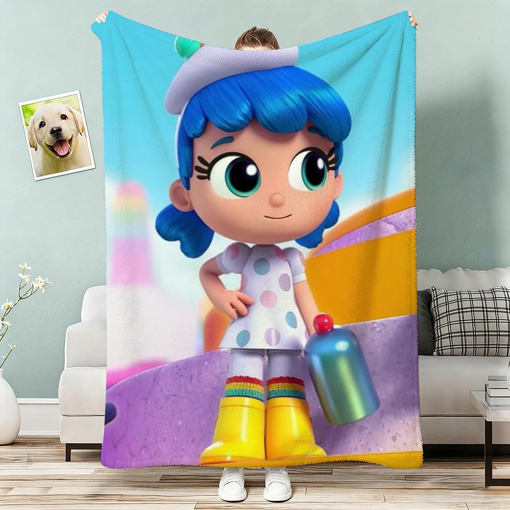 True Rainbow Kingdom Throw Lightweight 240g Flannel Blanket Soft Skin-friendly for Summer Cooling 75cmx90cm
True Rainbow Kingdom Throw Lightweight 240g Flannel Blanket Soft Skin-friendly for Summer Cooling 75cmx90cm