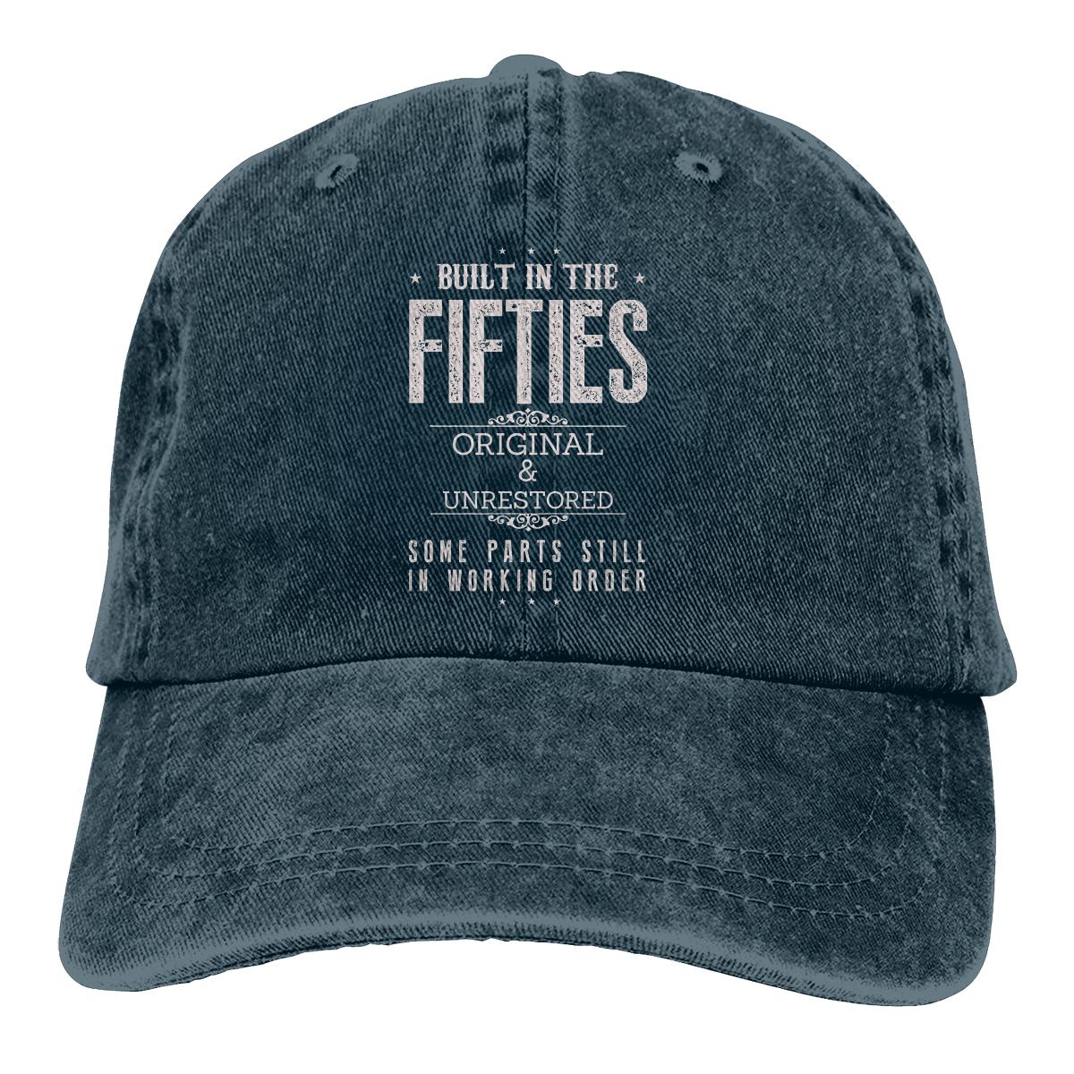 Adjustable Solid Color Baseball Cap Built In The Fifties Premium Washed Cotton Years Old Born in Sports Women Hat One Size
Adjustable Solid Color Baseball Cap Built In The Fifties Premium Washed Cotton Years Old Born in Sports Women Hat One Size
