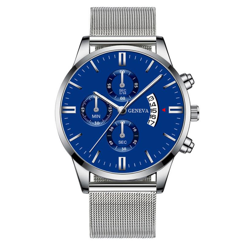 Mens Fashion Quartz Watch With Stainless Steel Mesh Band And Calendar For Business Casual Wear Style I
Mens Fashion Quartz Watch With Stainless Steel Mesh Band And Calendar For Business Casual Wear Style I