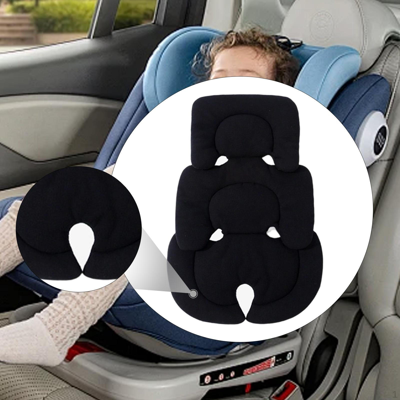 Подушка-вкладыш для детской коляски, мягкая поддержка головы и тела для стульчика для кормления, светло-серая чёрный
Подушка-вкладыш для детской коляски, мягкая поддержка головы и тела для стульчика для кормления, светло-серая чёрный