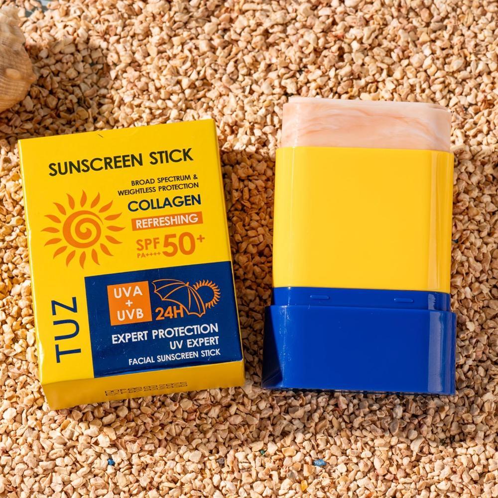 Two-color sunscreen sticks, hydrating, moisturizing and brightening the complexion. 18G
Two-color sunscreen sticks, hydrating, moisturizing and brightening the complexion. 18G