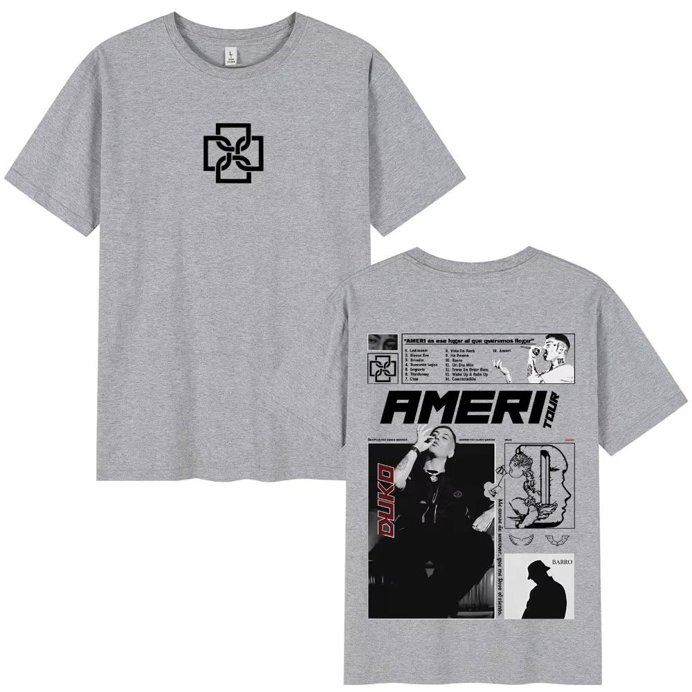 Rapper Duki Ameri Tour Merch Tshirt Mens Women Clothing Fashion Hip Hop Tshirts pure Cotton Cozy Short Sleeve Top 4XL
Rapper Duki Ameri Tour Merch Tshirt Mens Women Clothing Fashion Hip Hop Tshirts pure Cotton Cozy Short Sleeve Top 4XL