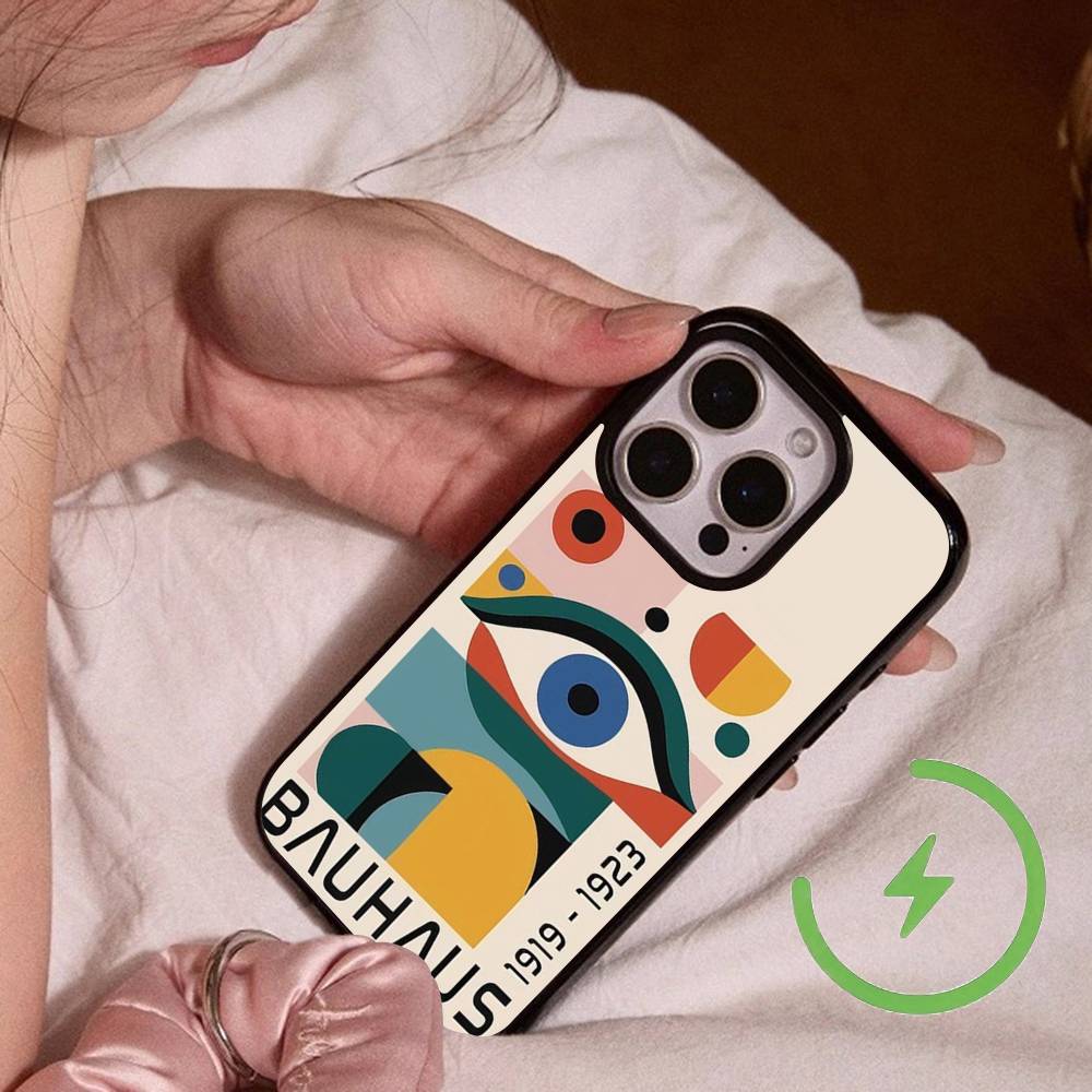 Geometric Bauhaus Art For Magsafe Wireless Charge Magnetic Phone Case For IPhone 17 16 14 13 12 11 15 Pro Max Plus iPhone 16pro max
Geometric Bauhaus Art For Magsafe Wireless Charge Magnetic Phone Case For IPhone 17 16 14 13 12 11 15 Pro Max Plus iPhone 16pro max