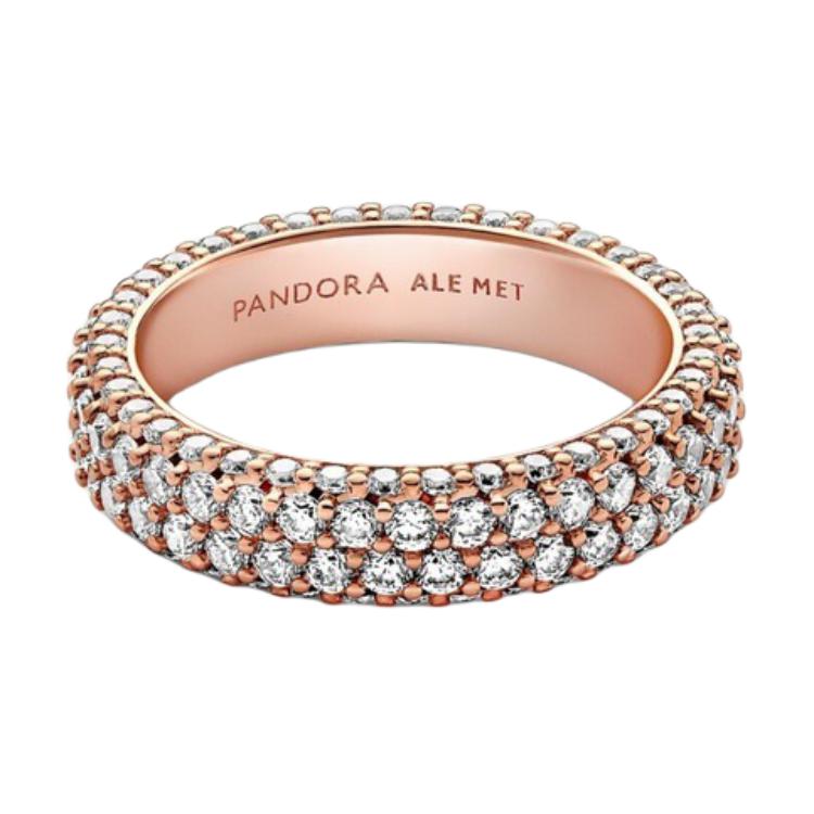 Pandora Inlaid Design 925 Silver Ring Women rings Rose-Gold 182629C01 Box,54
Pandora Inlaid Design 925 Silver Ring Women rings Rose-Gold 182629C01 Box,54