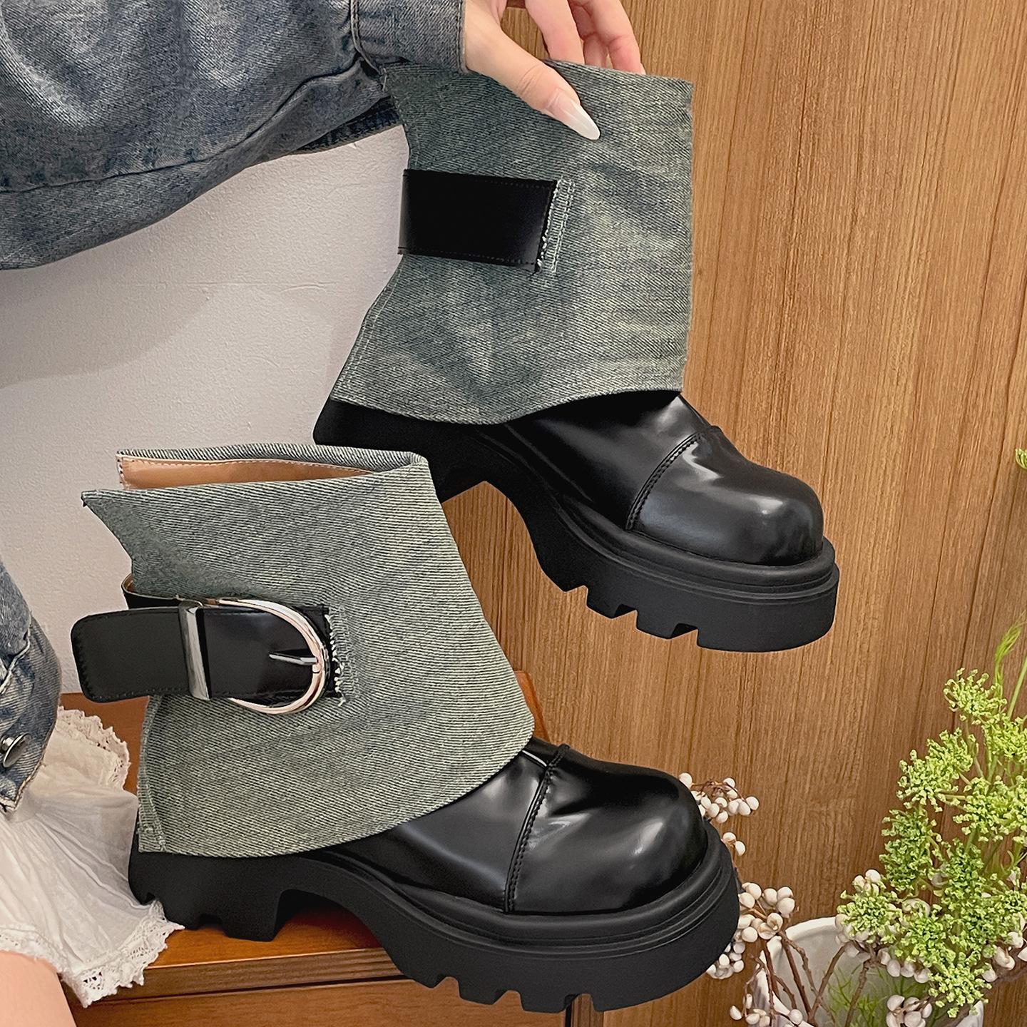 Black retro British style thick-soled heightening Martin boots women s 2025 new autumn thin jeans tube short boots 40 чёрный
Black retro British style thick-soled heightening Martin boots women s 2025 new autumn thin jeans tube short boots 40 чёрный