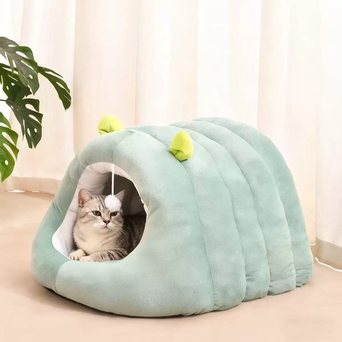 Comfortable Warm Soft Cat Cave Bed Portable Deep Sleep Dog Bed Cozy Pet Supplies Small Pet Bed Winter
Comfortable Warm Soft Cat Cave Bed Portable Deep Sleep Dog Bed Cozy Pet Supplies Small Pet Bed Winter