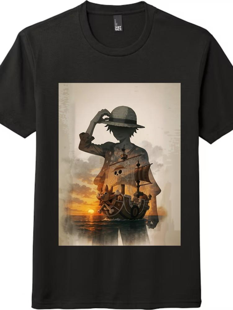 One Piece Classic Silhouette Printed Short -Sleeve Tee|Trendy Anime Casual Top 3XL
One Piece Classic Silhouette Printed Short -Sleeve Tee|Trendy Anime Casual Top 3XL