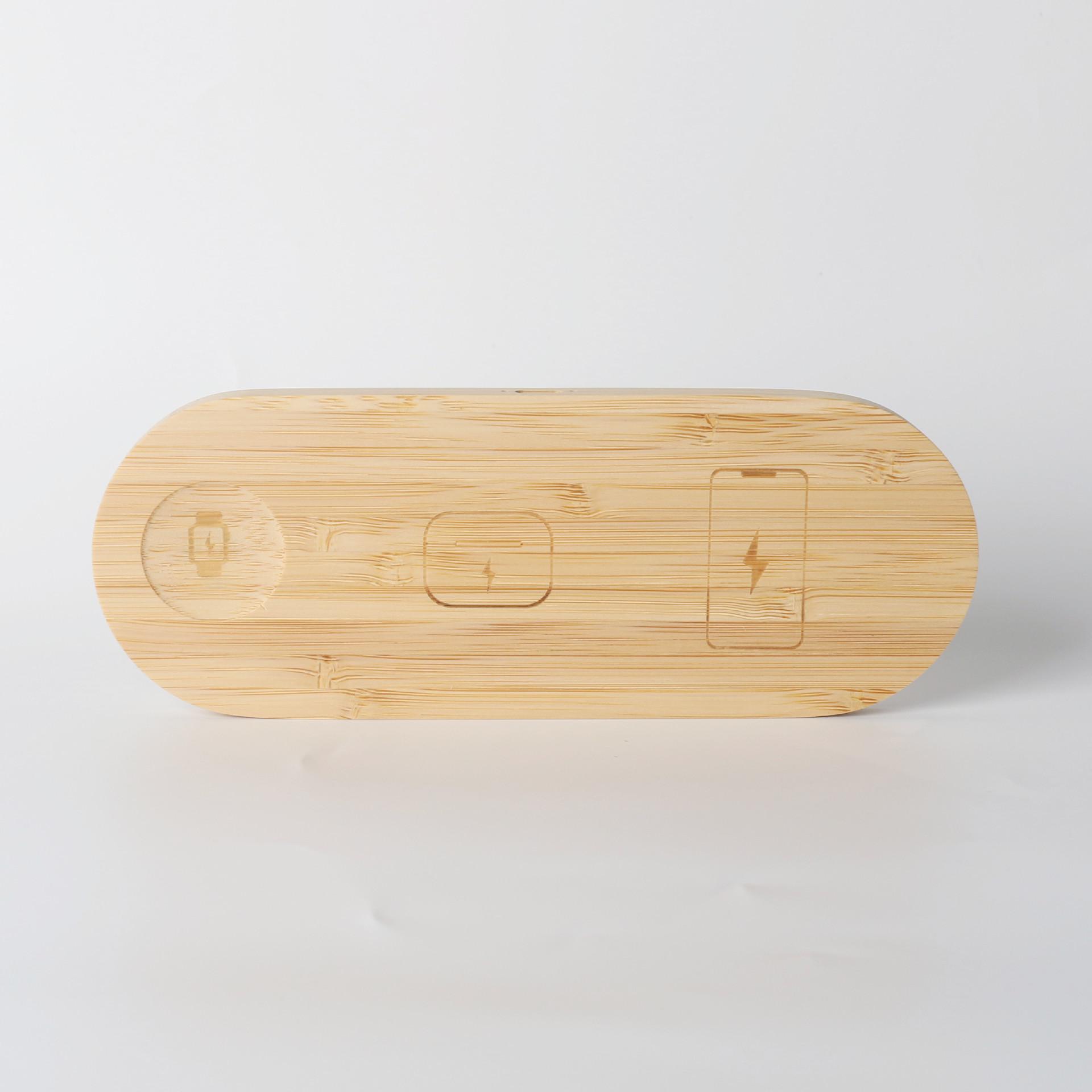 Bamboo Wood Wireless Charger for Apple iPhone, AirPods, and iWatch
Bamboo Wood Wireless Charger for Apple iPhone, AirPods, and iWatch