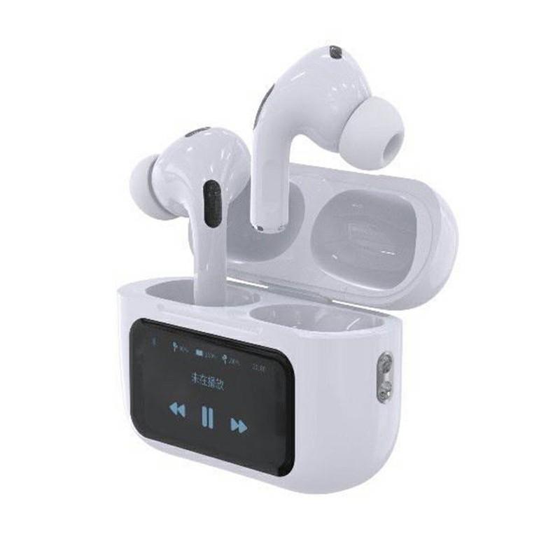 A9 Pro Smart LCD Color Touch Screen Earbuds with ANC+ENC Active Noise Cancellation Bluetooth-compatible Headset A
A9 Pro Smart LCD Color Touch Screen Earbuds with ANC+ENC Active Noise Cancellation Bluetooth-compatible Headset A