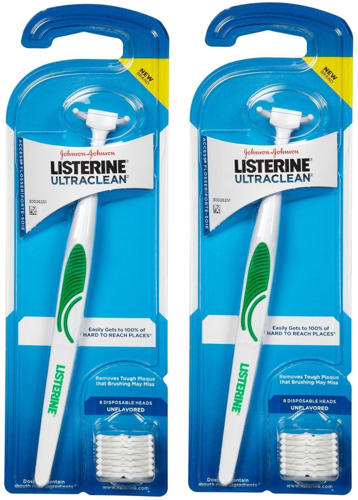 directly from the Set of 2 Johnson Johnson Listerine Ultraclean Easily removes stubborn plaque from the back teeth Dental floss Includes 8 refill
directly from the Set of 2 Johnson Johnson Listerine Ultraclean Easily removes stubborn plaque from the back teeth Dental floss Includes 8 refill