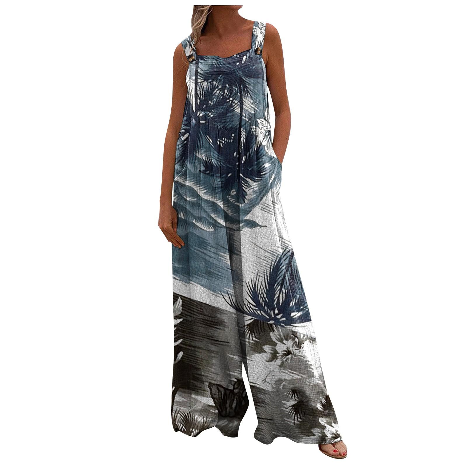 Жіночий повсякденний вільний безрукавковий комбінезон без рукавів із квадратним вирізом і широкими штанинами з кишенями L
Жіночий повсякденний вільний безрукавковий комбінезон без рукавів із квадратним вирізом і широкими штанинами з кишенями L